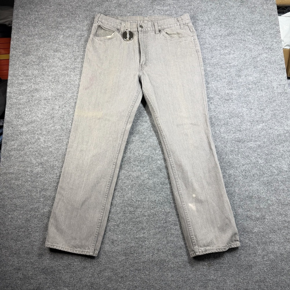 Levi's Jeans Men's Beige Denim Pockets Mid Rise Classic Straight Zip Fly - 34x30